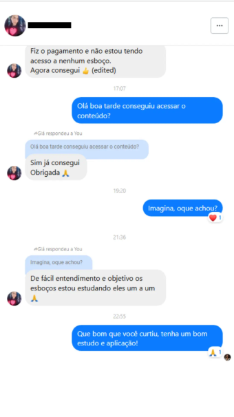 Depoimento Chat